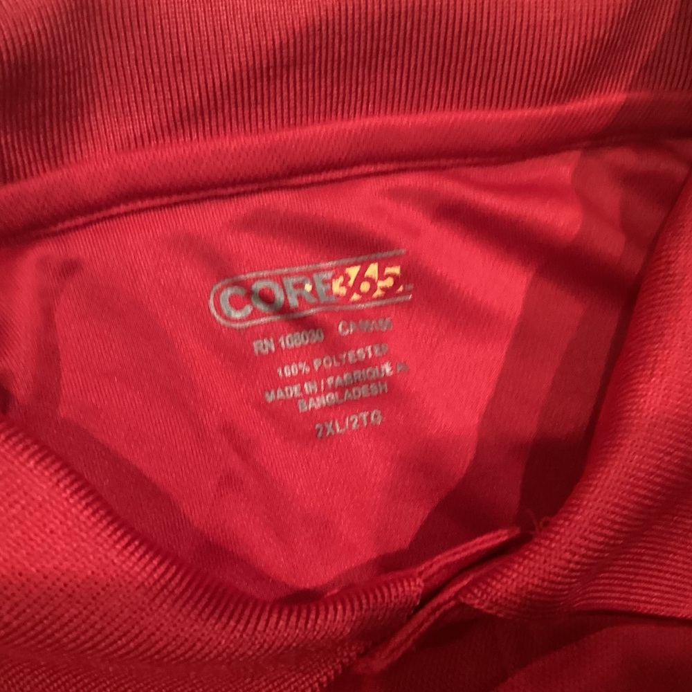 Elite Red Polo Shirt for Men - Picture 3 of 4
